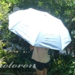 ワンプッシュ開閉の折りたたみ傘は超便利!