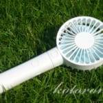 うちわより便利なポータブル扇風機