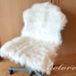 事務用チェアーが ふわふわ もふもふ に大変身！