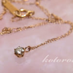 ☆本物の輝き☆一粒ダイヤネックレス♪