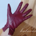 あったかオシャレな皮手袋。冬支度始めましょ♪