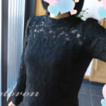 総レース ハイネックブラウス♪スーツのインナーにおすすめ