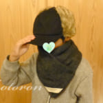 アレンジできるネックウォーマー♪