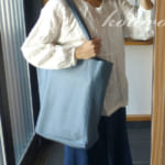 イタリア製本革トートバッグは、大容量♪