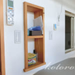 [Web内覧会36][家事室9]家事室のニッチ収納＆正月飾り