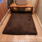 [Web内覧会47][トイレ8]床掃除を楽にするために＆フェルトケーキ