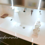 [Web内覧会55][洗面所6]洗面台のキレイを保つ掃除方法＆冬の菜園