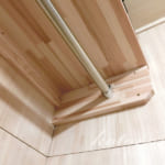 [Web内覧会62][WIC3]上部に棚とハンガーポール&干し椎茸