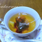 フルーツたっぷりフルーツティー＆座禅座布団