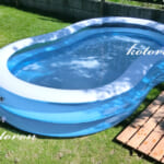 ファミリー向け巨大ビニールプール！