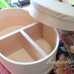 木の香りに癒やされる、曲げわっぱ弁当箱