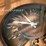 北欧風おしゃれ可愛いスケルトン壁掛け時計♪木目調で電波！